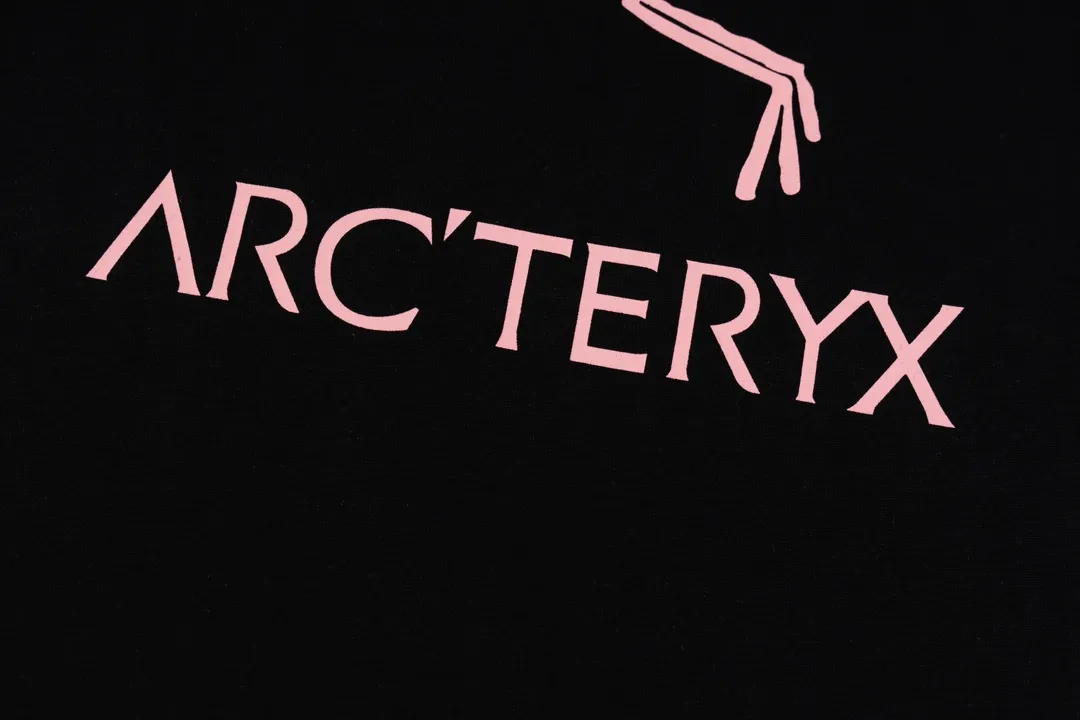 Quality Ayc Teryx （ 1） 2024FW T LOGO Premium 32s Same Style ：Black White Red Pink Size：XS S M L
